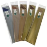 PAPIR UKRASNI TISSUE 50X75 CM PK6 CARTOTECNICA ROSSI Z8045 METALIK BAKRENO-PLATINASTI BLISTER - Image 2