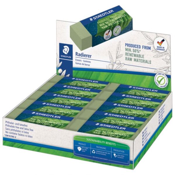 GUMICA MARS STAEDTLER 526 80-5 RECIKLIRANA ZELENA-KOMAD * DO ISTEKA ZALIHA