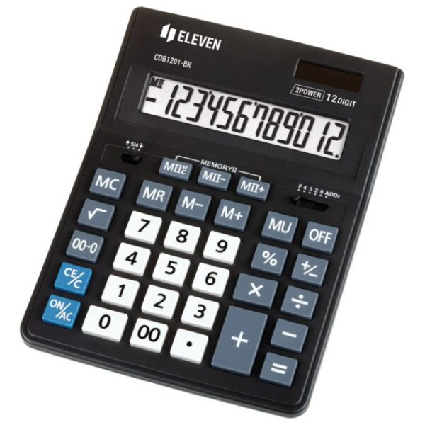 KALKULATOR KOMERCIJALNI 12MJESTA ELEVEN CDB-1201 BK CRNI