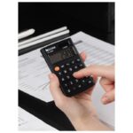 KALKULATOR KOMERCIJALNI  8MJESTA ELEVEN SLD-200NR CRNI - Image 6