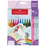 FLOMASTER ŠKOLSKI  10 PLUS 3BOJE UNICORN FABER CASTELL 554213 BLISTER