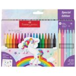 FLOMASTER ŠKOLSKI  18 PLUS 6BOJA UNICORN FABER CASTELL 554221 BLISTER