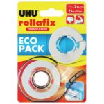 TRAKA LJEPLJIVA 19 MM/25M PLUS 5M GRATIS ROLLAFIX 36380 UHU PROZIRNA