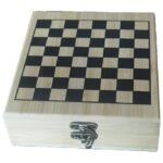 SET ZA VINO - 3 DIJELA PLUS IGRA ŠAH U BAMBUS KUTIJI - Image 2