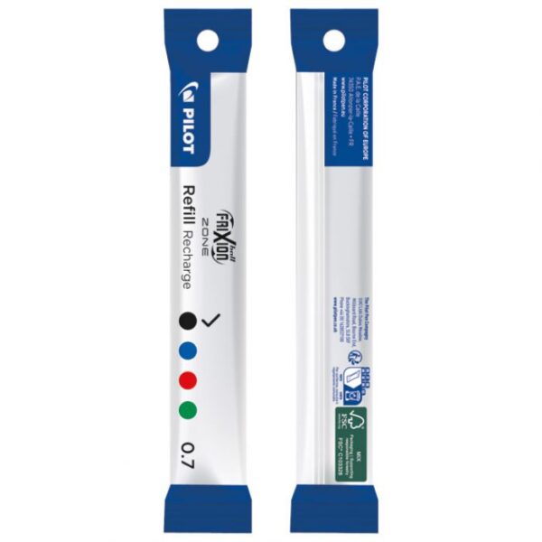 ULOŽAK ZA ROLER 0,7 MM FRIXION ZONE PIŠI-BRIŠI PILOT BLS-FRM7-B CRNI