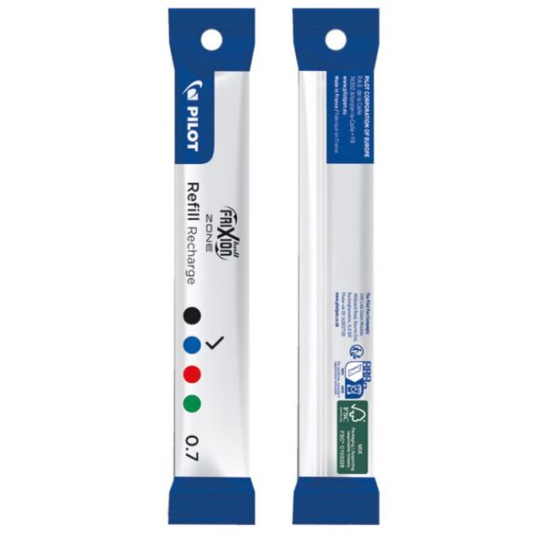 ULOŽAK ZA ROLER 0,7 MM FRIXION ZONE PIŠI-BRIŠI PILOT BLS-FRM7-L PLAVI