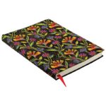 NOTES 12X17,5 CM-MIDI CRTE  88L BEZ ZATVARANJA WILD FLOWERS FLEXIS PAPERBLANKS 9738-9
