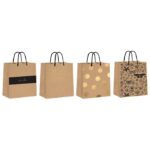 VREĆICE UKRASNE 26,5X33X13 CM KRAFT INTERDRUK SORT