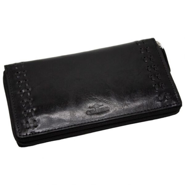 NOVČANIK KOŽNI ŽENSKI CHARRO 017 CRNI