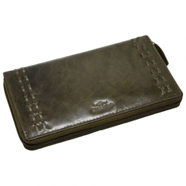 NOVČANIK KOŽNI ŽENSKI CHARRO 017 MASLINASTO ZELENI