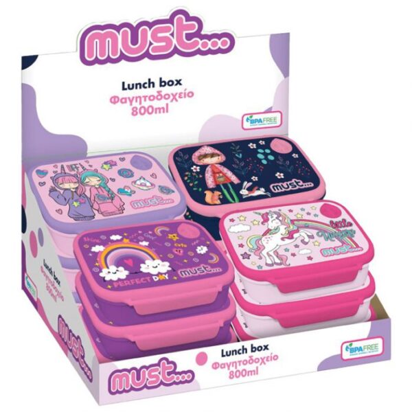 KUTIJA ZA UŽINU GIRL MUST DIAKAKIS 000585667 SORT