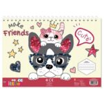 BLOK RISAĆI 40LIS. PLUS  ŠABLONA I NALJEPNICE GIRL MUST DIAKAKIS 000647034 * DO ISTEKA ZALIHA - Image 2