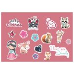 BLOK RISAĆI 40LIS. PLUS  ŠABLONA I NALJEPNICE GIRL MUST DIAKAKIS 000647034 * DO ISTEKA ZALIHA - Image 3