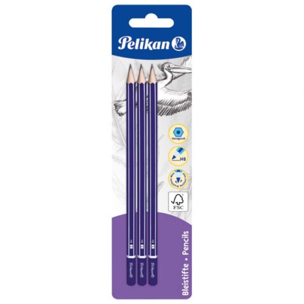 OLOVKA GRAFITNA HB STANDARD PK3 PELIKAN 978841 (100435905) BLISTER