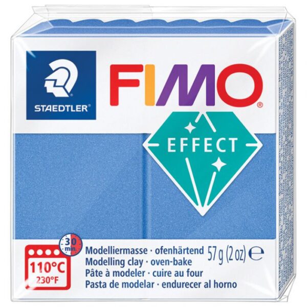 MASA ZA MODELIRANJE   57G FIMO EFFECT METALLIC STAEDTLER 8010-31 METALIK PLAVA