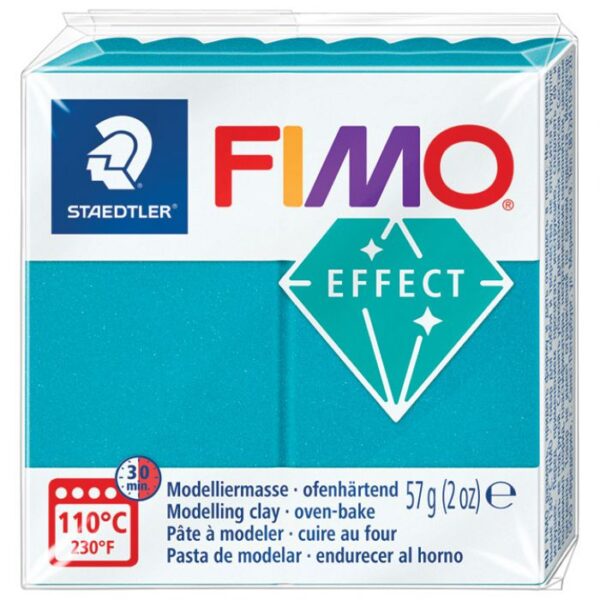 MASA ZA MODELIRANJE   57G FIMO EFFECT METALLIC STAEDTLER 8010-36 METALIK TIRKIZNA