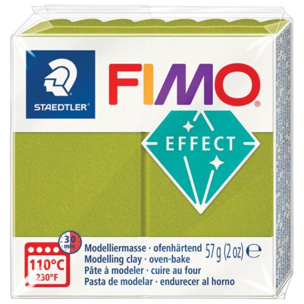 MASA ZA MODELIRANJE   57G FIMO EFFECT METALLIC STAEDTLER 8010-51 METALIK ZELENA