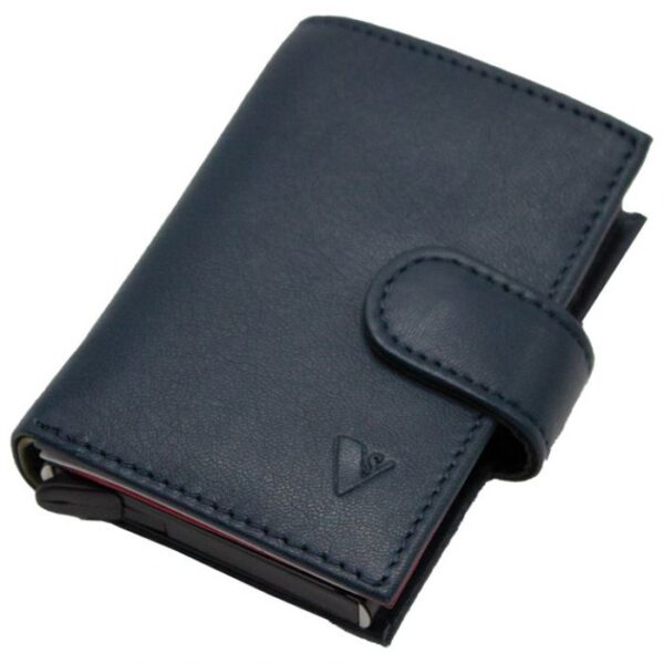 NOVČANIK-ETUI KOŽNI S RFID ZAŠTITOM 1090 PLAVI