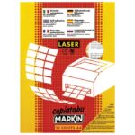 ETIKETE LK 210X297 MM PK50L MARKIN 220LTGC503 PROZIRNE