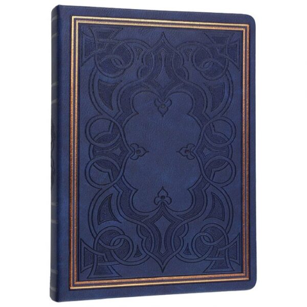 NOTES 20,5X14,5 CM CRTE 160L BEZ ZATVARANJA OLD BOOK MARKER TAMNOPLAVI 8684