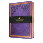 NOTES 20,5X14,5 CM CRTE 160L BEZ ZATVARANJA OLD BOOK MARKER LJUBIČASTI 1180