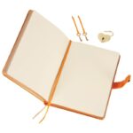 DNEVNIK S KLJUČEM ČISTI 160L HUSH-HUSH MARKER METALIK NARANČASTI 4401 - Image 4