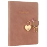 DNEVNIK S KLJUČEM CRTE 160L HUSH-HUSH MARKER ROZI 1333