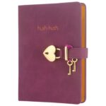 DNEVNIK S KLJUČEM CRTE 160L HUSH-HUSH MARKER LJUBIČASTI 1332 - Image 2