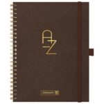 ADRESAR TELEFONSKI 160X210 MM A-Z SPIRALNI S GUMICOM BRUNNEN 10-6455073 SMEĐI * DO ISTEKA ZALIHA