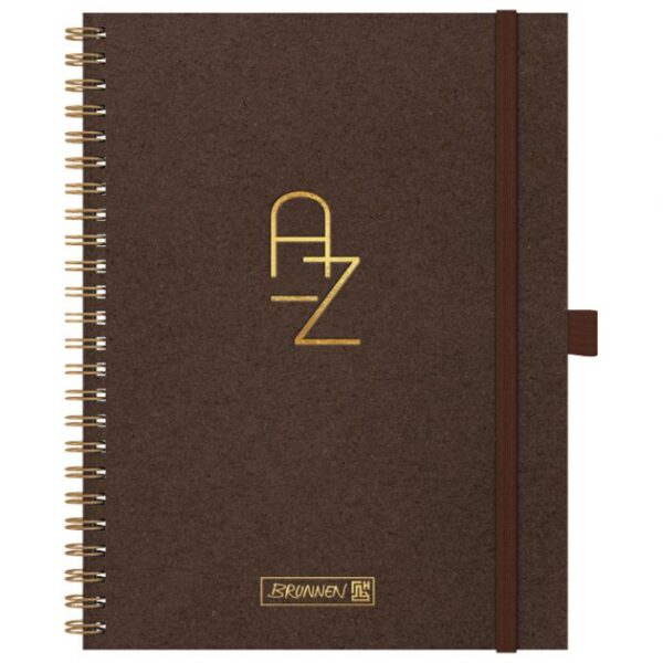 ADRESAR TELEFONSKI 160X210 MM A-Z SPIRALNI S GUMICOM BRUNNEN 10-6455073 SMEĐI * DO ISTEKA ZALIHA