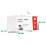 ETUI ZA MAGNETNE KARTICE AKRILNI VODORAVAN/HORIZONTALAN PK10 TARIFOLD(DJOIS) 200420 PROZIRAN - Image 2