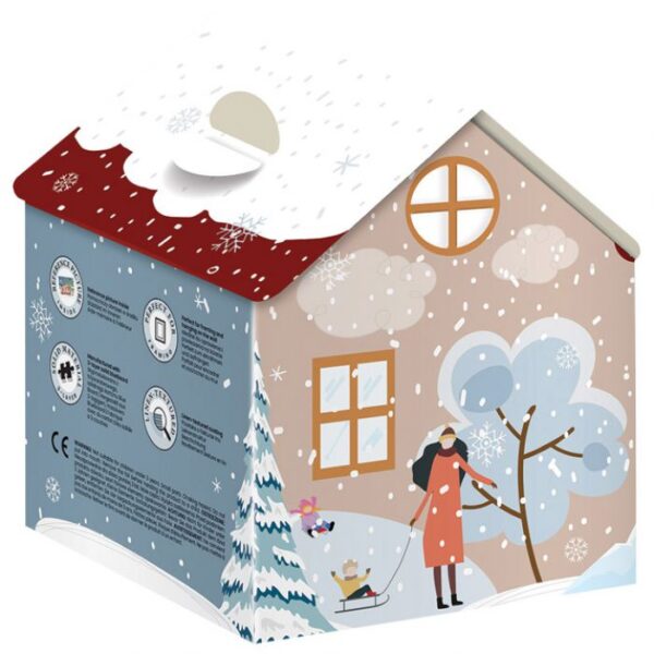 PUZZLE 250 KOM KUĆICA CHRISTMAS &QUOT;WINTER TOWN&QUOT; INTERDRUK * DO ISTEKA ZALIHA