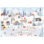 PUZZLE 250 KOM KUĆICA CHRISTMAS &QUOT;WINTER TOWN&QUOT; INTERDRUK * DO ISTEKA ZALIHA - Image 4