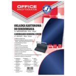 KORICE ZA SPIRALNI UVEZ 250G KARTON SJAJNE A4 OFFICE PRODUCTS 20232515-11 PK100 TAMNOPLAVE