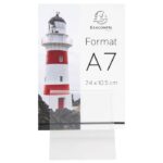 DRŽAČ STOLNI AKRILNI ZA KARTICE A8 EXACOMPTA 88558D PROZIRNI - Image 2