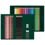 SET POLYCHROMOS &AMP; PITT GRAPHITE MATT PK40 FABER CASTELL 210053 - Image 2