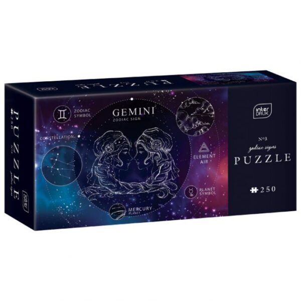 PUZZLE 250 KOM ZODIAC 3 GEMINI (BLIZANCI) INTERDRUK * DO ISTEKA ZALIHA