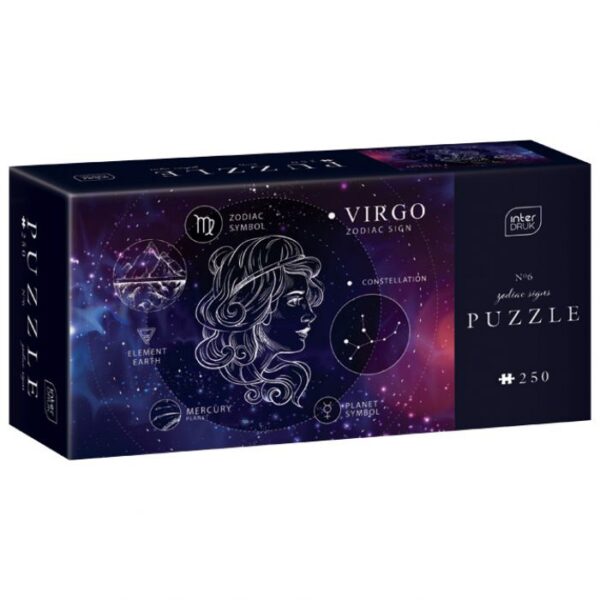 PUZZLE 250 KOM ZODIAC 6 VIRGO (DJEVICA) INTERDRUK * DO ISTEKA ZALIHA