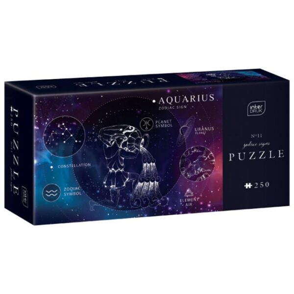 PUZZLE 250 KOM ZODIAC 11 AQUARIUS (VODENJAK) INTERDRUK * DO ISTEKA ZALIHA
