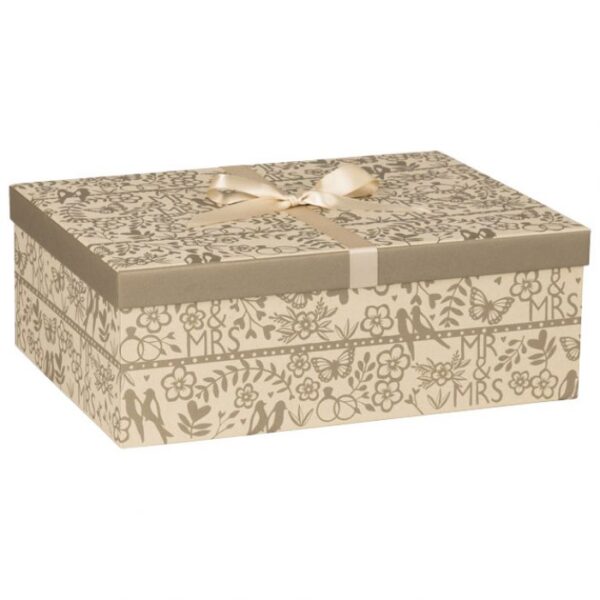 KUTIJA UKRASNA KARTONSKA WEDDING 24X33X12 CM STEWO 5339 80