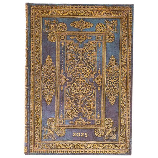 PLANER DNEVNI 2025-12,5X18 CM-MIDI S GUMICOM BLUE LUXE PAPERBLANKS DED5765 * DO ISTEKA ZALIHA