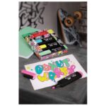 SIGNIR 1-5 MM 46 GRAFFITI KART.KUTIJA FABER CASTELL 254690/4BOJE BLISTER - Image 3