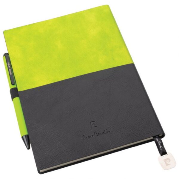 SET NOTES A5  REPORTER PLUS OL.KEM.CELEBRATION PIERRE CARDIN B3501203IP3 ZELENO-CRNA