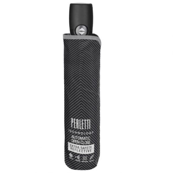 KIŠOBRAN AUTOMATIK (OTVARANJE PLUS ZATVARANJE) SKLOPIVI S PLASTIČNOM DRŠKOM TECHNOLOGY PERLETTI 21803 * DO ISTEKA ZALIHA