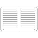 NOTES 13X21 CM CRTE 96L S GUMICOM CASTELLI ALL METAL TIFFANY CRNO/TIRKIZNI - Image 2