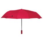 KIŠOBRAN RUČNI SKLOPIVI AUTOMATIK S GUMENOM DRŠKOM OMAHA CRVENI - Image 5