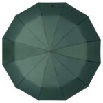 KIŠOBRAN RUČNI SKLOPIVI AUTOMATIK S GUMENOM DRŠKOM OMAHA TAMNOZELENI - Image 4