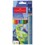BOJE DRVENE  10 BOJA  PLUS  3 BOJE DRVENE DINO FABER CASTELL 111213 BLISTER