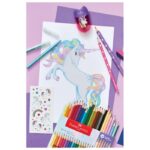 ŠILJILO PVC S PVC KUTIJOM 2 RUPE UNICORN FABER CASTELL 183553 SORTIRANO - Image 2