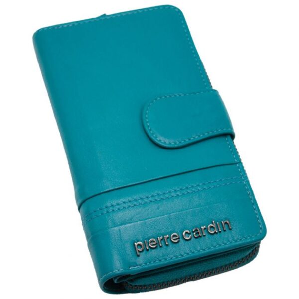 NOVČANIK KOŽNI ŽENSKI PIERRE CARDIN 2202 TILAK130 TIRKIZNI